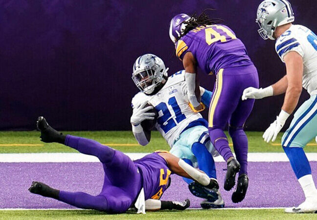 Dallas moves into a tie for first in NFC East after win over Vikings